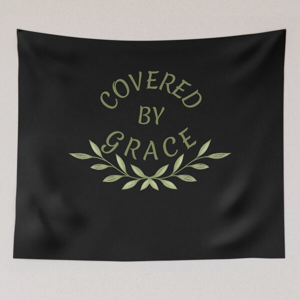Item preview, Covered by Grace Aesthetic Christian Typography designed and sold by StillTrustingCo.