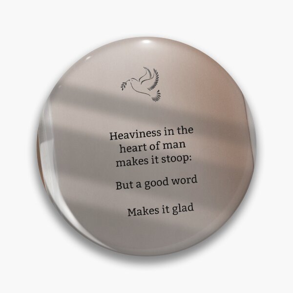 Item preview, Proverbs 12:25 designed and sold by Undonemadenew.