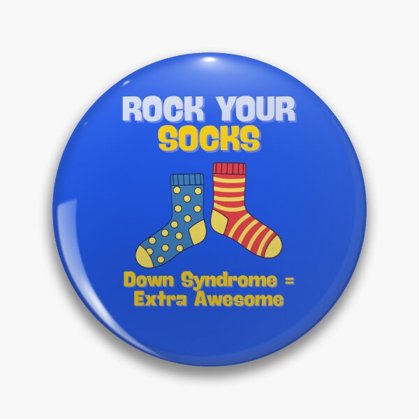 Item preview, Rock Your Socks for Down Syndrome Awareness designed and sold by Polka-Dotted Penguin.