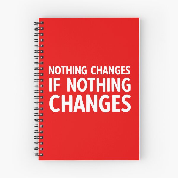 Item preview, Nothing Changes If Nothing Changes. Motivational Quote. Positive Quote designed and sold by DesignHouse07.