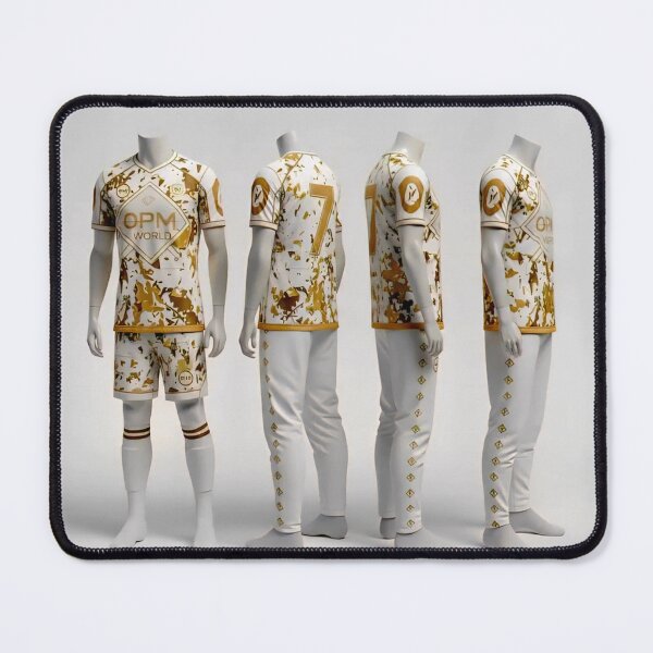 Item preview, Opm clothing l t d opm world football kit , white and gold designed and sold by Opmclothingltd.