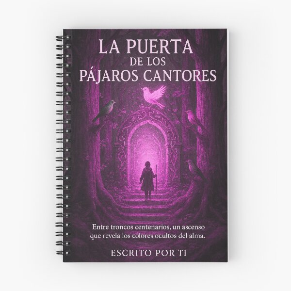 Item preview, 03 de Creative notebook with inspiring illustrated poetic cover designed and sold by Anomaly 404 Error.