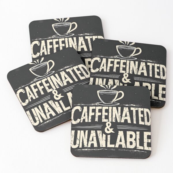 Item preview, Caffeinated & Unavailable  designed and sold by owi-art.