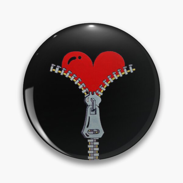Item preview, Zipper Club Open Your Heart Vintage 70s Style designed and sold by The Sticker Bureau.