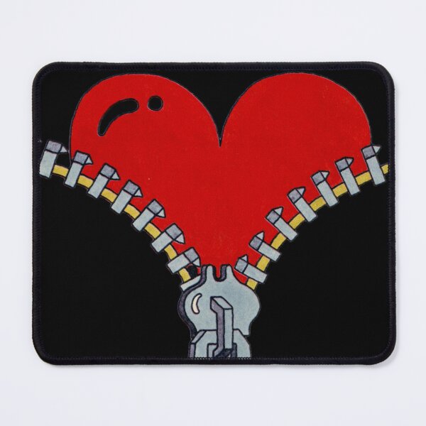 Item preview, Zipper Club Open Your Heart Vintage 70s Style designed and sold by The Sticker Bureau.