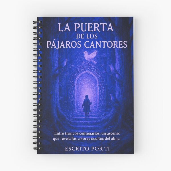 Item preview, 04 de Creative notebook with inspiring illustrated poetic cover designed and sold by Anomaly 404 Error.