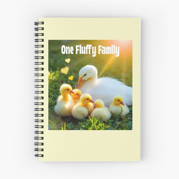 Item preview, One Fluffy Family Ducks designed and sold by Sachie's Studio.