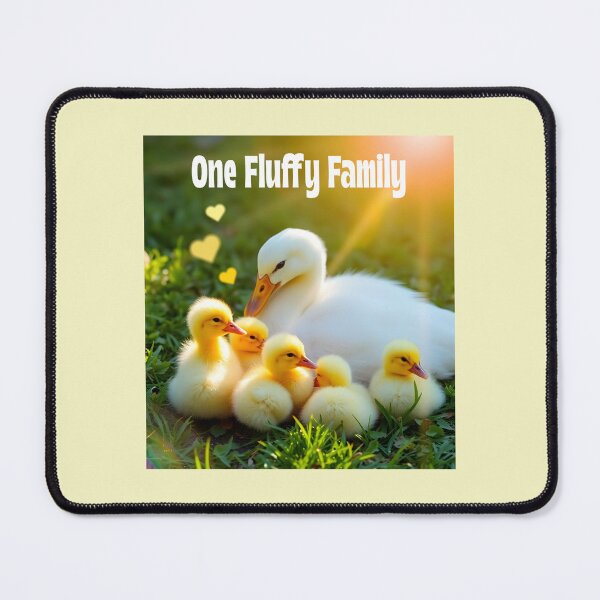 Item preview, One Fluffy Family Ducks designed and sold by Sachie's Studio.