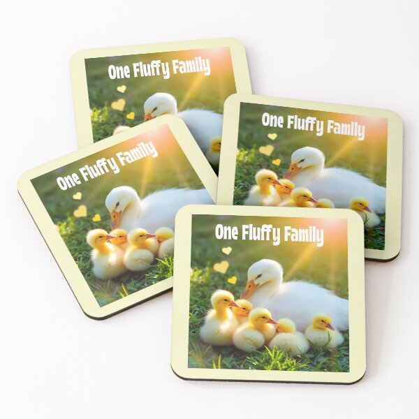 Item preview, One Fluffy Family Ducks designed and sold by Sachie's Studio.