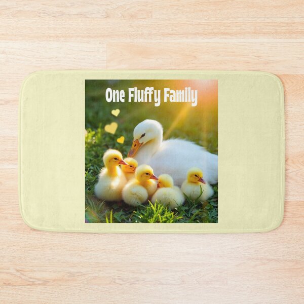 Item preview, One Fluffy Family Ducks designed and sold by Sachie's Studio.
