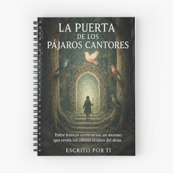 Item preview, 05 de Creative notebook with inspiring illustrated poetic cover designed and sold by Anomaly 404 Error.