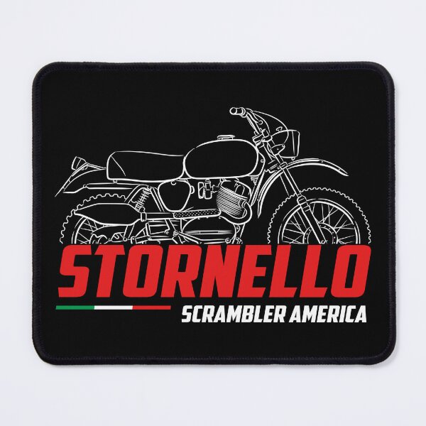 Item preview, Motorcycle Moto Stornello 125 Scramble America 1967-1969, biker designed and sold by ThrottleArts.