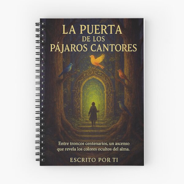 Item preview, 07 de Creative notebook with inspiring illustrated poetic cover designed and sold by Anomaly 404 Error.
