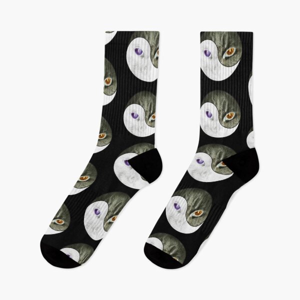 Item preview, Cats faces Yin Yang – Dual Spirit Eyes designed and sold by ALIOOMEKK75.