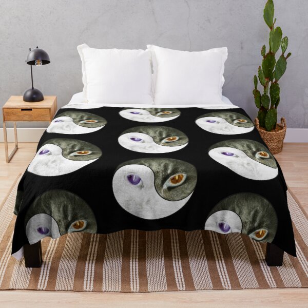 Item preview, Cats faces Yin Yang – Dual Spirit Eyes designed and sold by ALIOOMEKK75.