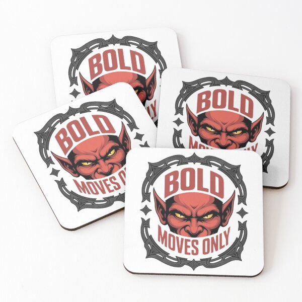 Item preview, Bold Moves Only – Fearless Streetwear Statement Typography Design designed and sold by NewUSShop.