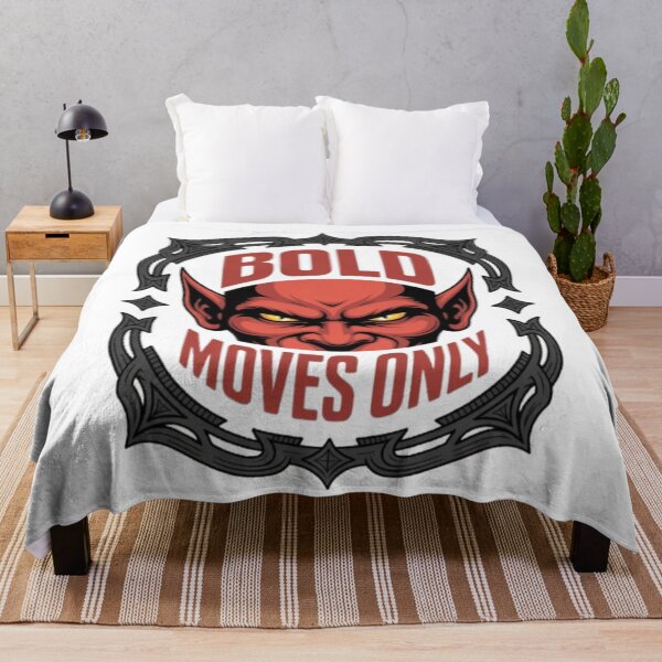 Item preview, Bold Moves Only – Fearless Streetwear Statement Typography Design designed and sold by NewUSShop.