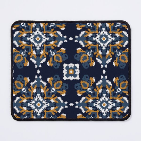 Item preview, Beautiful color ikat flowers seamless pattern designed and sold by MonoDigitalArt.
