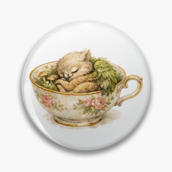 Item preview, Teacup Baby Griffin Cottagecore designed and sold by Melissa Conner.