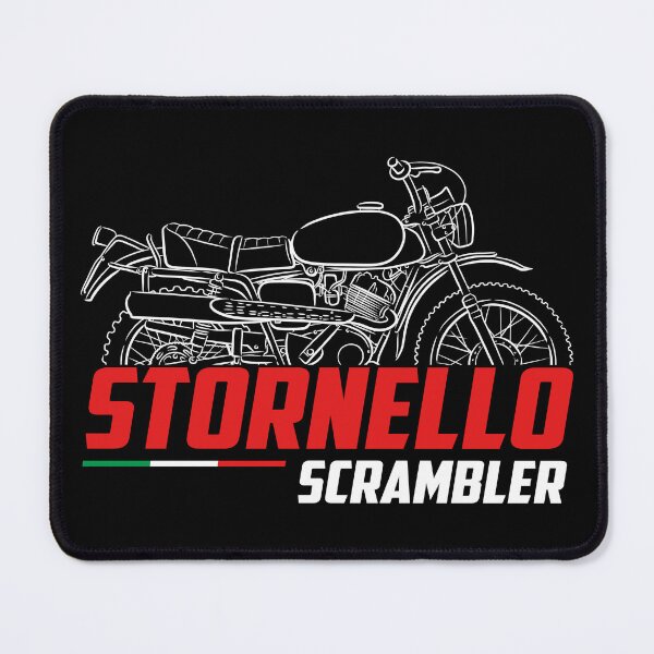Item preview, Motorcycle Moto Stornello 125 Scrambler 1967-1968, biker designed and sold by ThrottleArts.