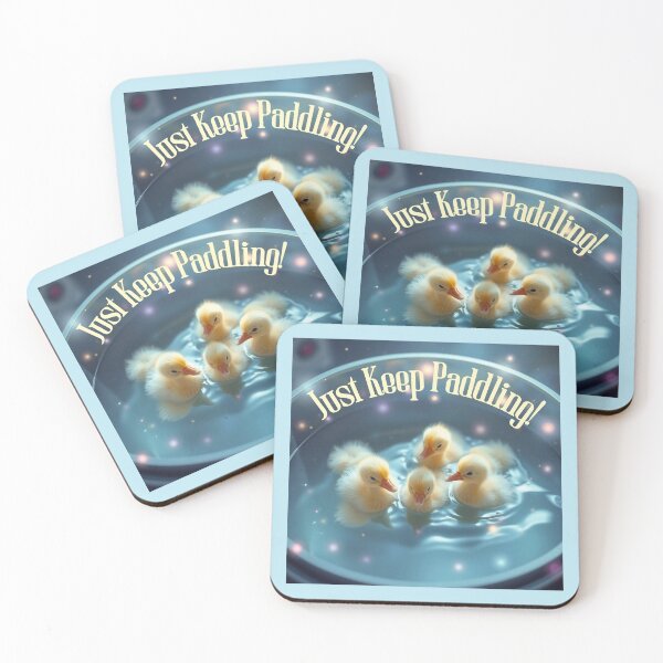 Item preview, Just Keep Paddling Ducklings designed and sold by Sachie's Studio.