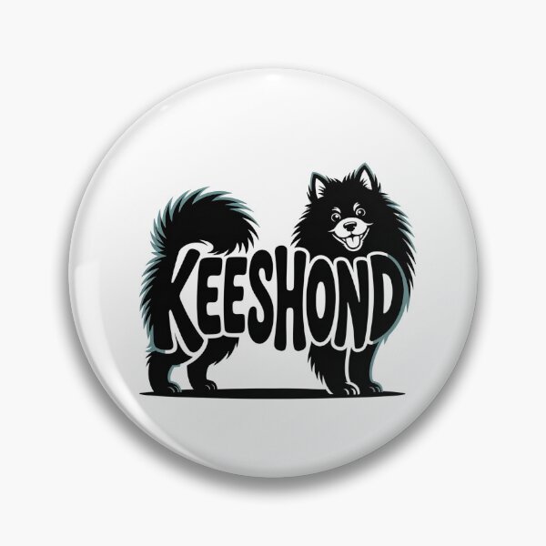 Item preview, Keeshond Silhouette designed and sold by TheAnimalZ00.