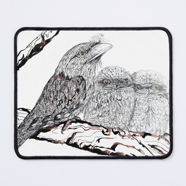 Item preview, Tawny Frogmouth ink illustration designed and sold by Liz HL Art Shop.