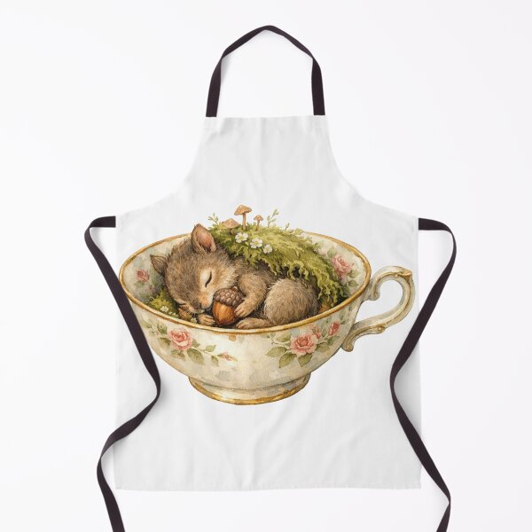 Item preview, Teacup Squirrel Cottagecore designed and sold by Melissa Conner.