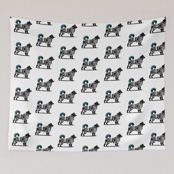 Item preview, Alaskan Malamute Silhouette designed and sold by TheAnimalZ00.