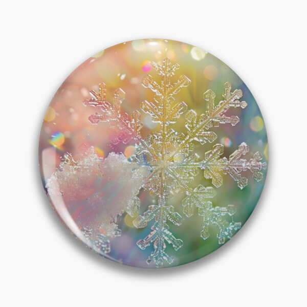 Item preview, Vibrant Snowflake designed and sold by bubblyrainbow.