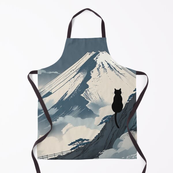 Item preview, Resting Cat Beneath Mount Fuji designed and sold by LEO'S CREATURE　れおずくりーちゃー.