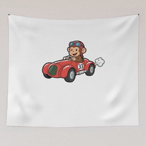 Item preview, Red Racing Monkey designed and sold by k3rstman1.