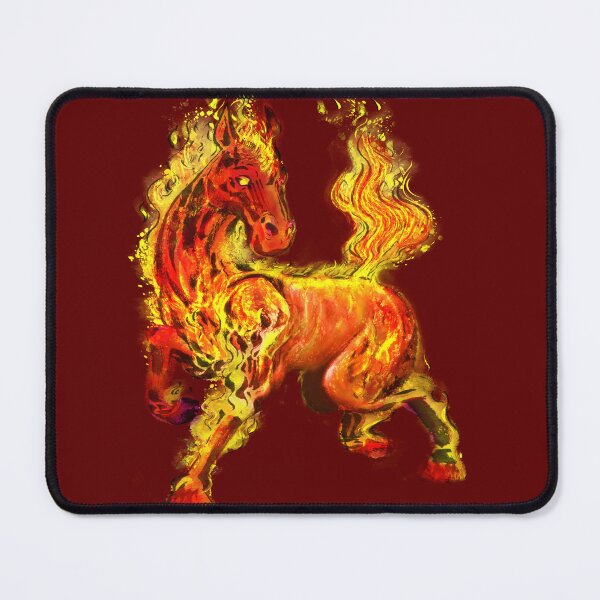 Aperçu de l'œuvre Cheval de feu créée et vendue par PLUGOarts.