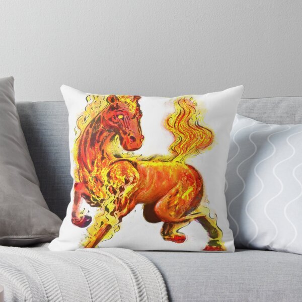 Aperçu de l'œuvre Cheval de feu créée et vendue par PLUGOarts.