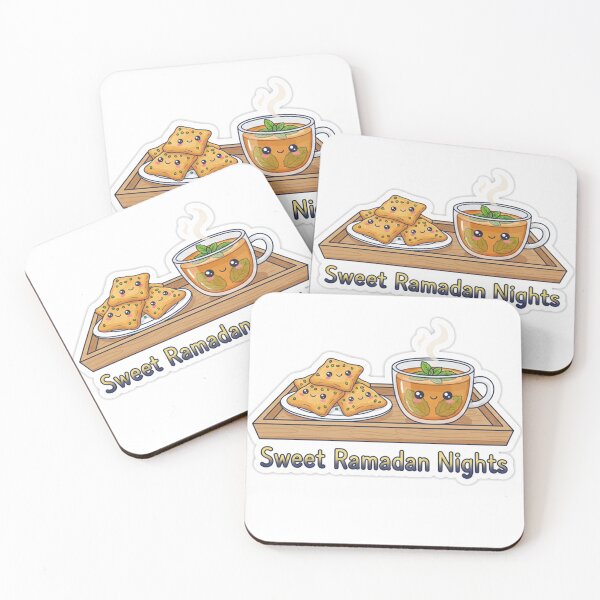 Item preview, Sweet Ramadan Nights Kawaii Tea and Qatayef Sticker designed and sold by RonyMady.