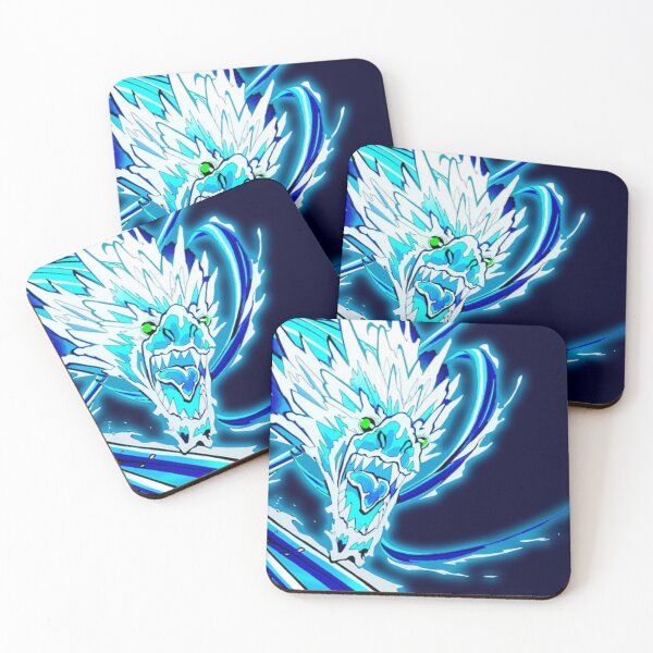 Item preview, Blue Water Dragon Spirit - Japanese Hydro Elemental Wave Art designed and sold by Jimakmo.