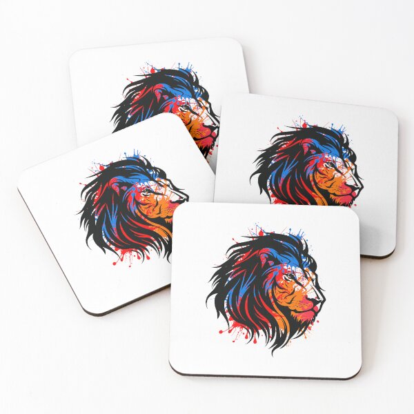 Item preview, Colorful Lion Paint Splash designed and sold by yuki-hana.