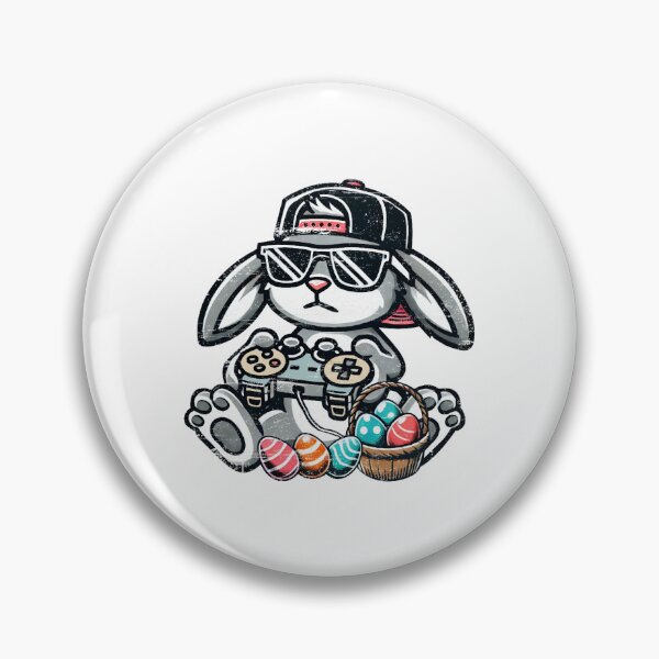 Item preview, Cool Easter Gamer Bunny – Hip Hop Style Easter Bunny with Game Controller designed and sold by claudiaCaton.