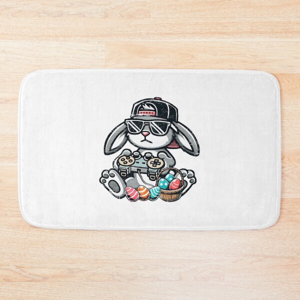 Item preview, Cool Easter Gamer Bunny – Hip Hop Style Easter Bunny with Game Controller designed and sold by claudiaCaton.