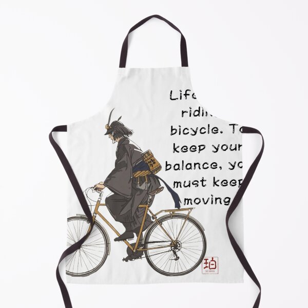 Item preview, Riding a bike Samurai designed and sold by Haku design.