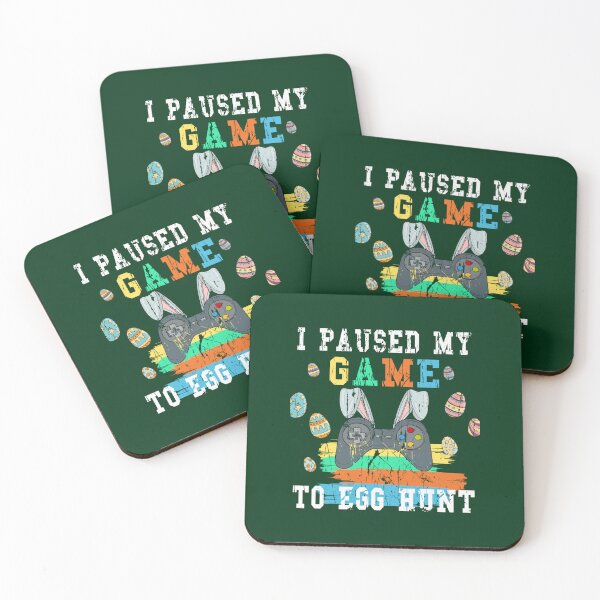 Item preview, Fanny game Quote,i paused my game to egg hunt Cool game design Oversized  designed and sold by claudiaCaton.