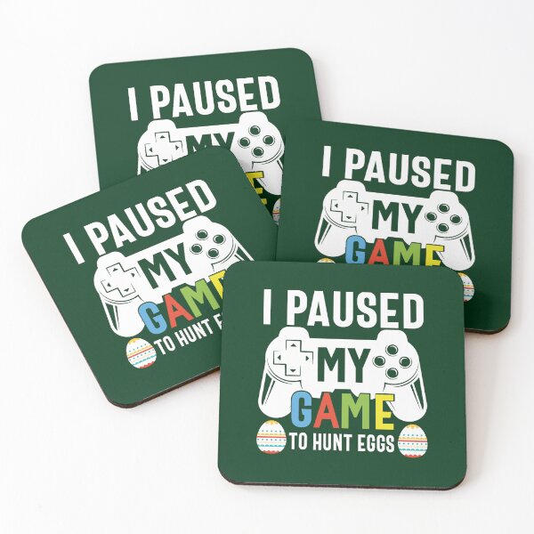 Item preview, Funny Easter Quote I Paused My Game To Egg Hunt Cool Gamer designed and sold by claudiaCaton.