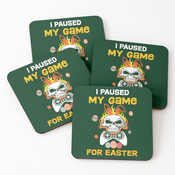 Item preview, I Paused My Game For Easter,Funny Gaming,Easter day,Easter Funny Gamer Boys Kids, Easter Video Game, (1) designed and sold by claudiaCaton.