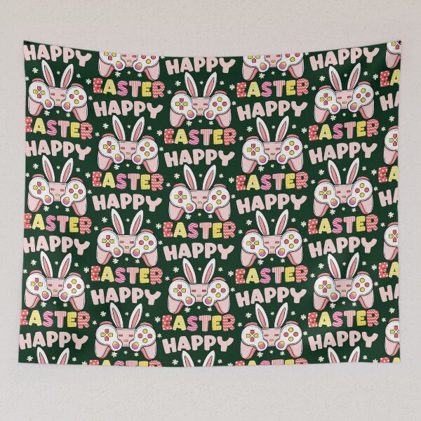 Item preview, Happy Easter Day Video Game Controller Bunny Gamer designed and sold by claudiaCaton.