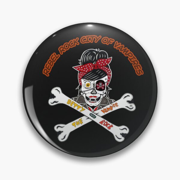 Item preview, BETTY ROCK THE VAMPIRE , designed and sold by BCBurnings.