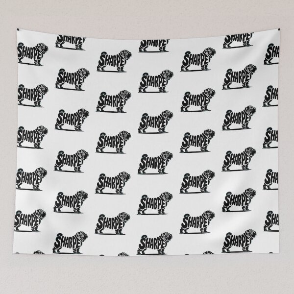 Item preview, Chinese Shar Pei Silhouette designed and sold by TheAnimalZ00.