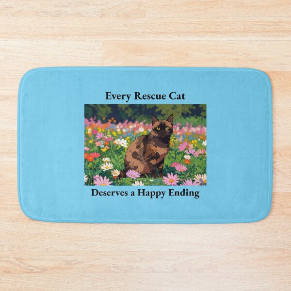 Item preview, Every Rescue Cat Deserves Happy Ending Cat Rescue designed and sold by Sachie's Studio.
