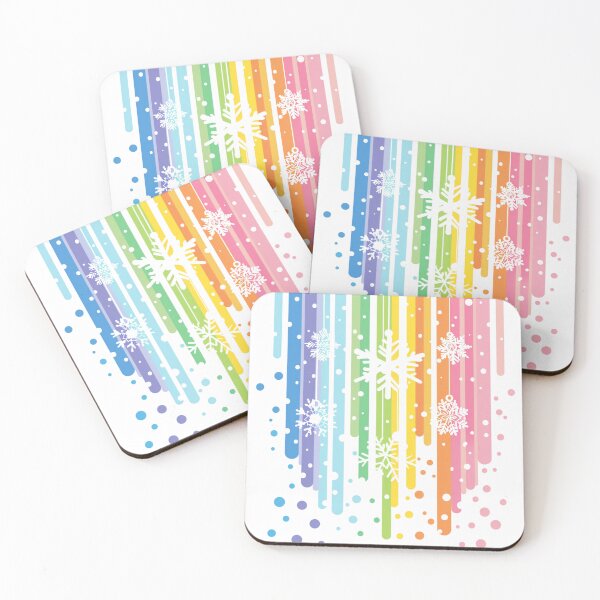 Item preview, Rainbow Snow designed and sold by bubblyrainbow.