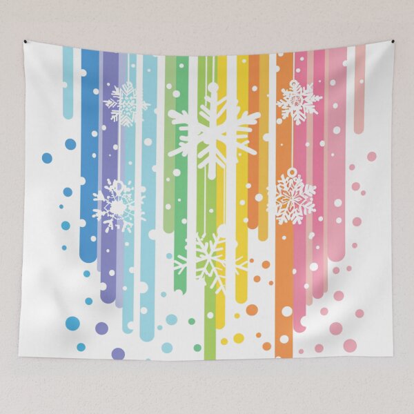 Item preview, Rainbow Snow designed and sold by bubblyrainbow.