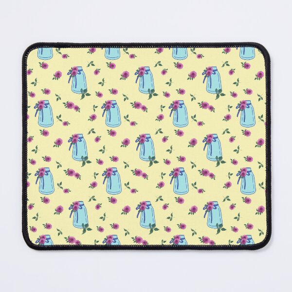 Item preview, Vintage Rose Jar Seamless Pattern designed and sold by thanratdesign.